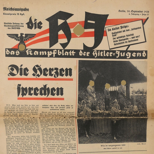 Die HJ, das Kampfblatt der Hitler-Jugend