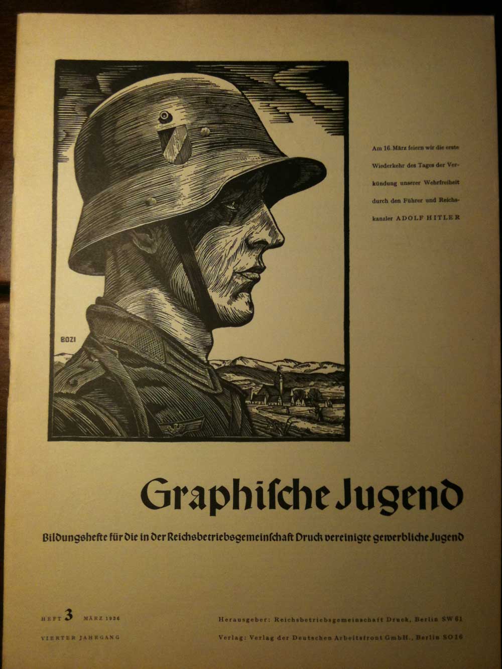 Heft 3 von 1936, Graphische Jugend